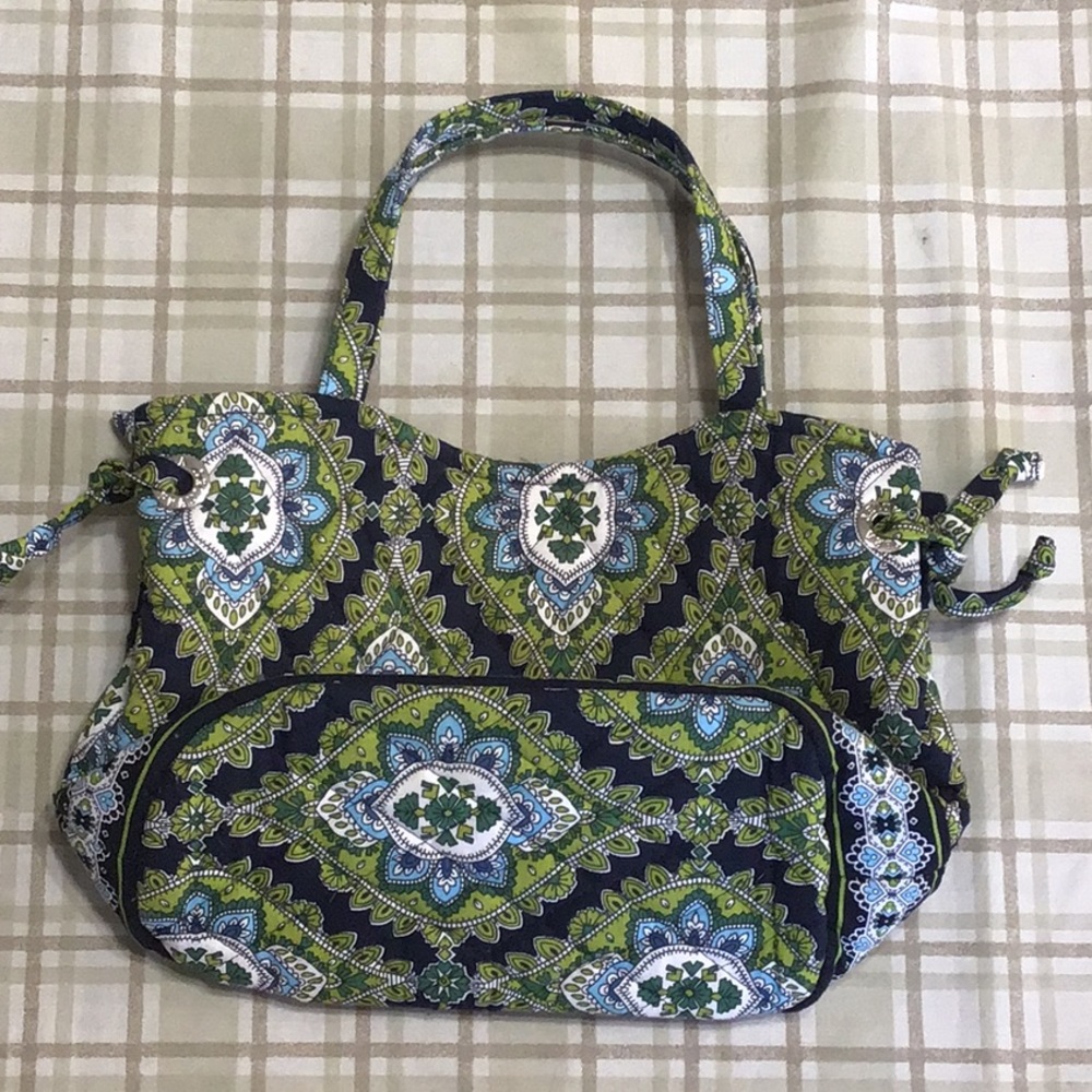 Vera Bradley clutch bag paisley print
